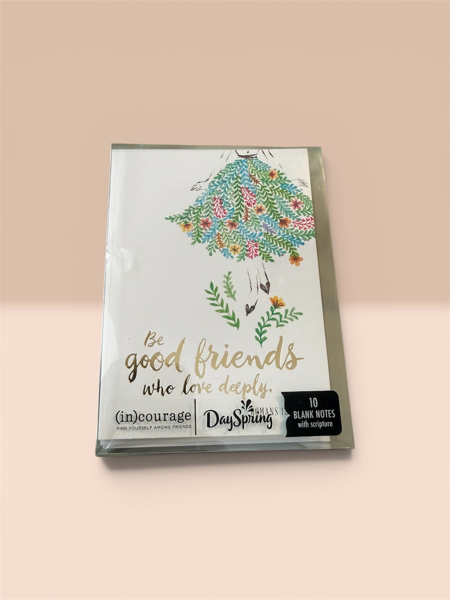 Card set-Be good friends who love deeply-10 blank cards