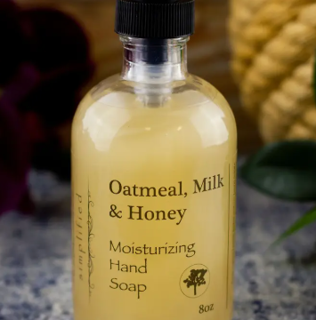 Simplified Hand Soap-8 oz- Oatmeal, Milk & Honey
