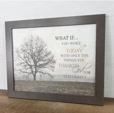 What If You Woke Up Today with Only God Inspirational Art