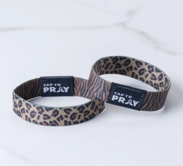 Tap To Pray™ Wristbands - Safari Leopard xl