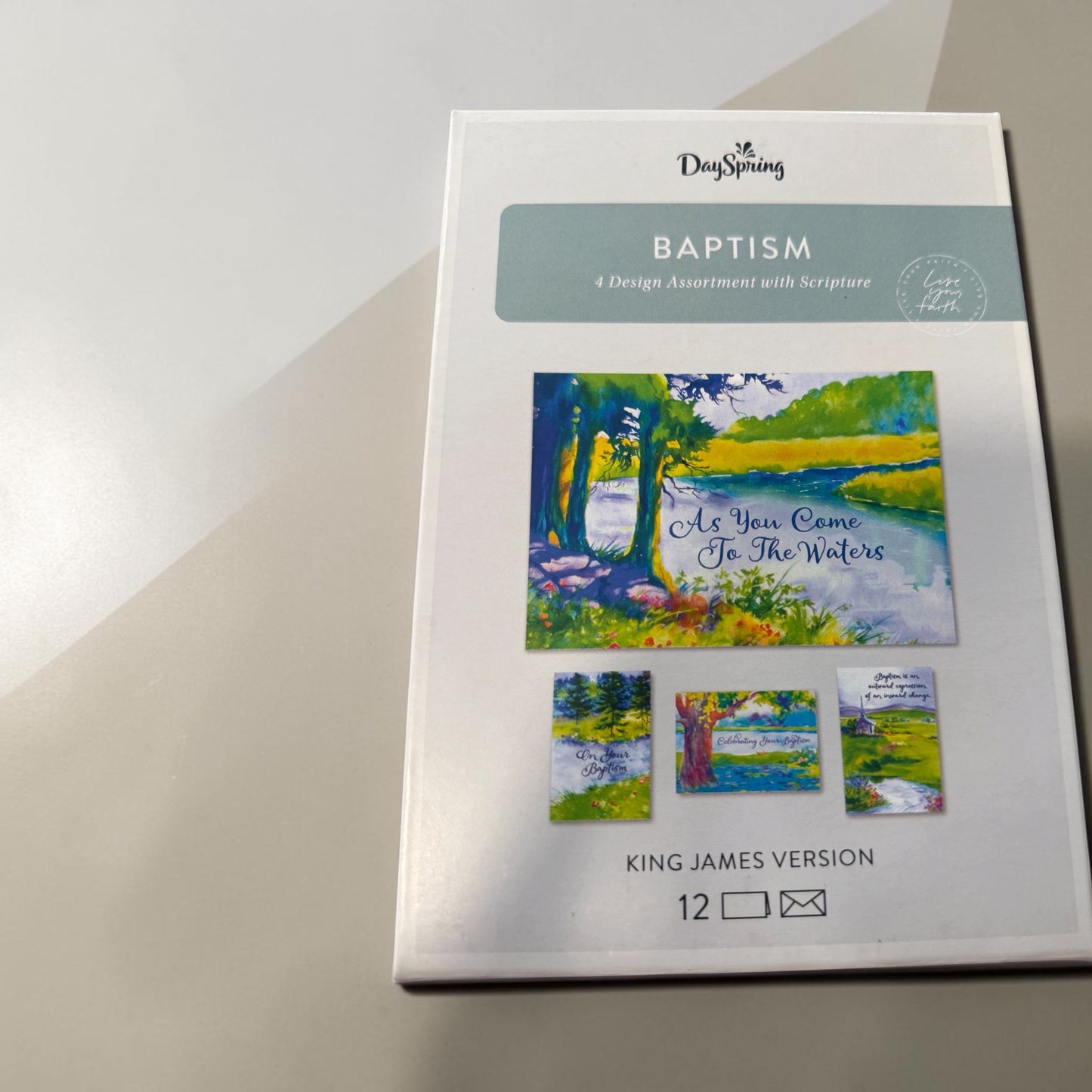 Box Card Set of 12 cards