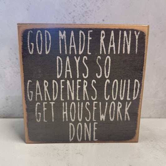 4x4 Sign-  God made