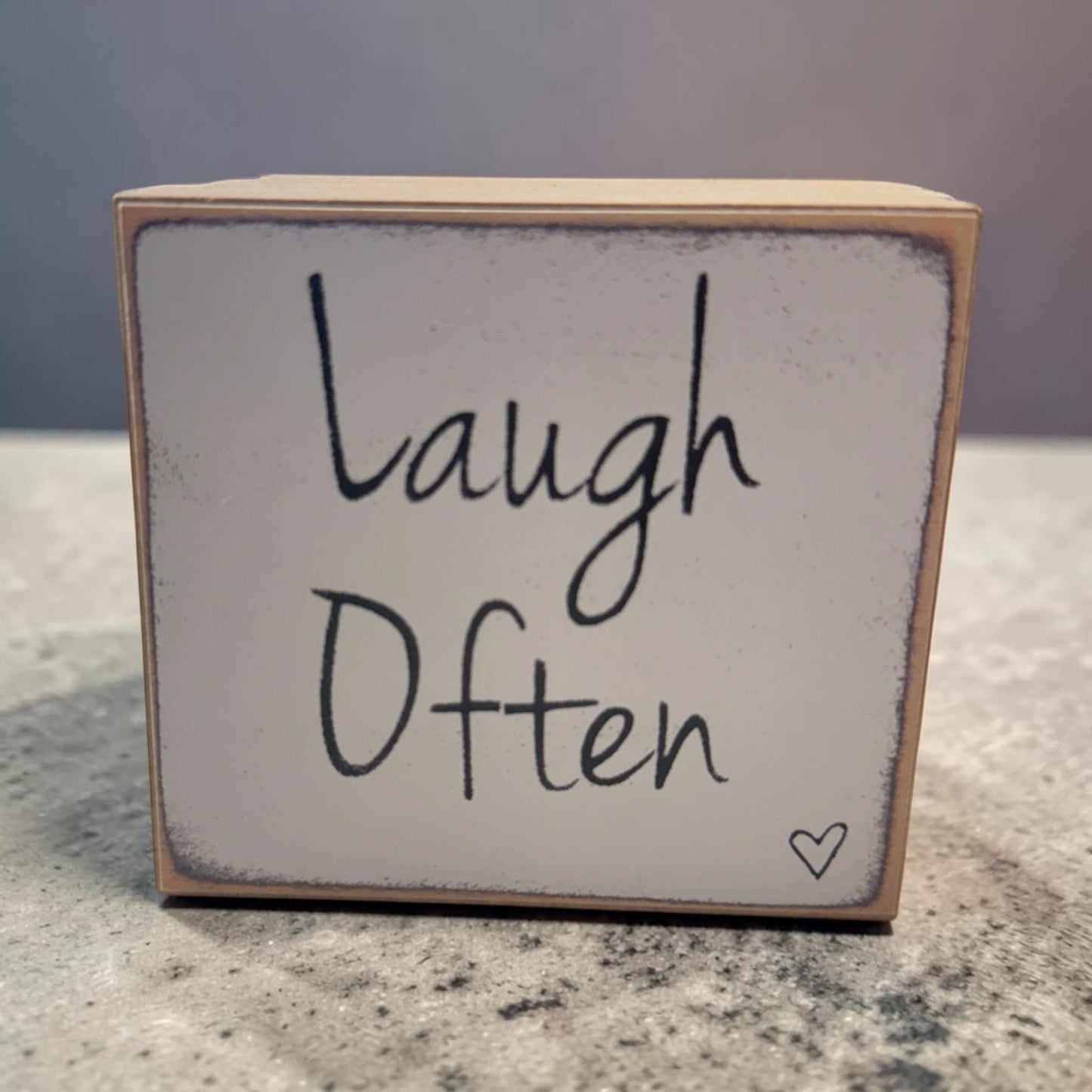 4x4 Sign- laugh