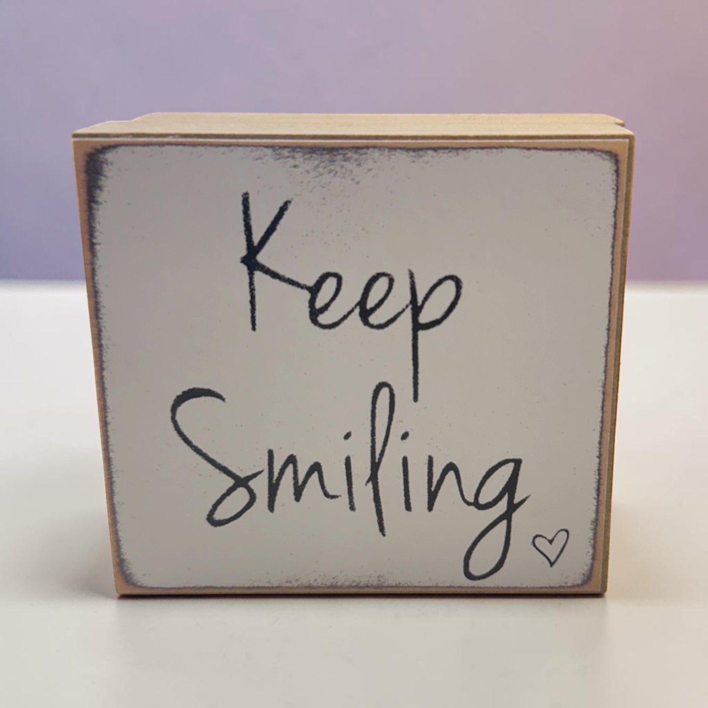 4x4 Sign- smile