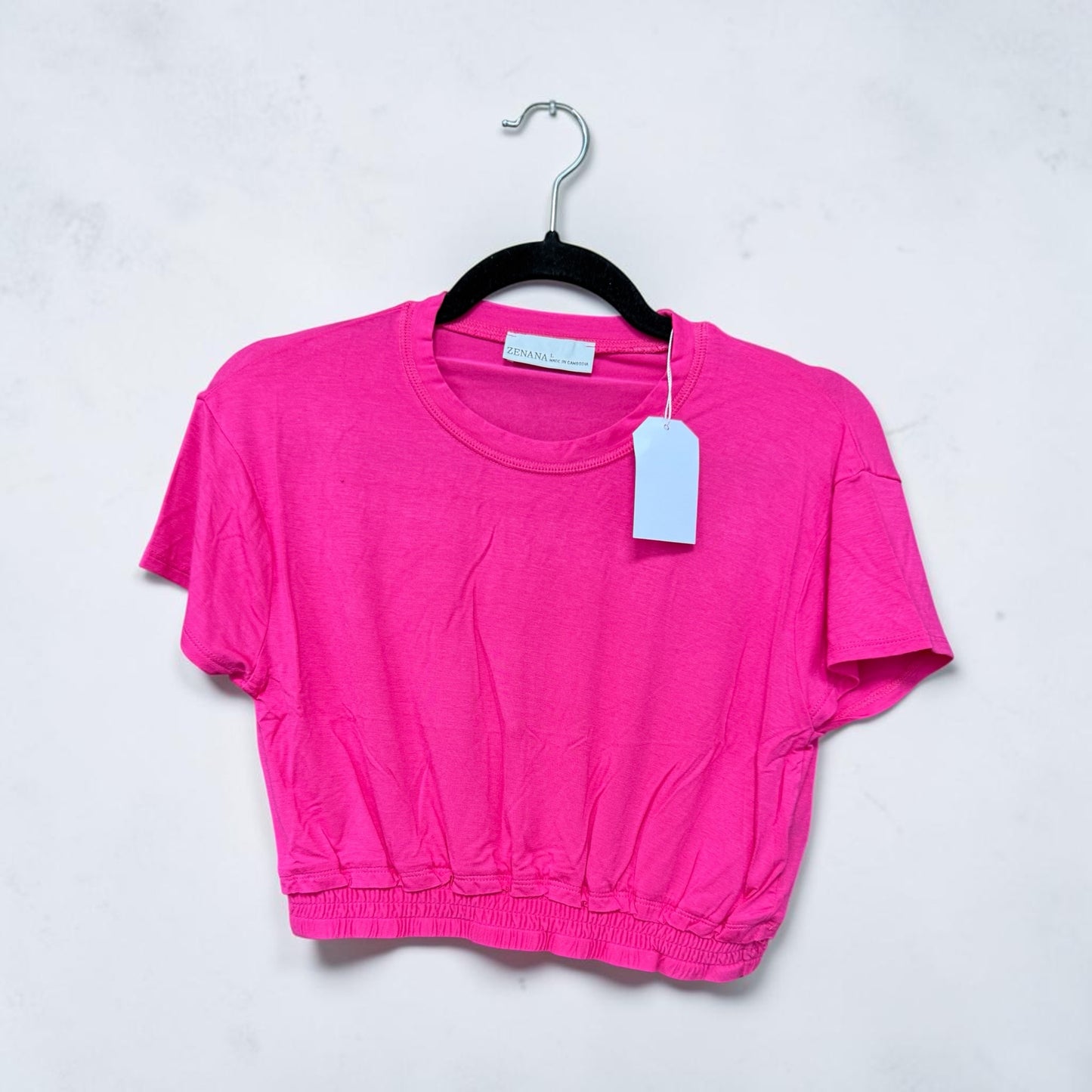 Zenana Fuchsia Crop