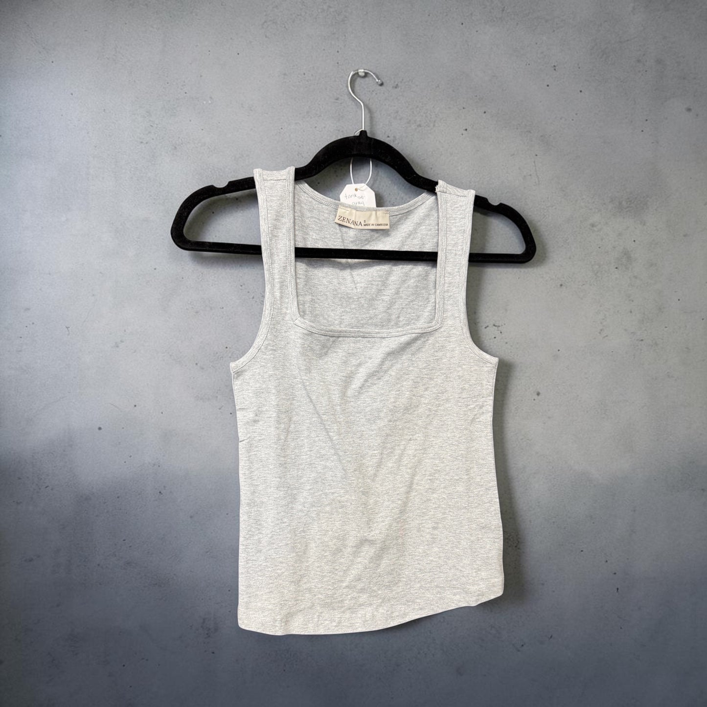 Zenana Grey Tank