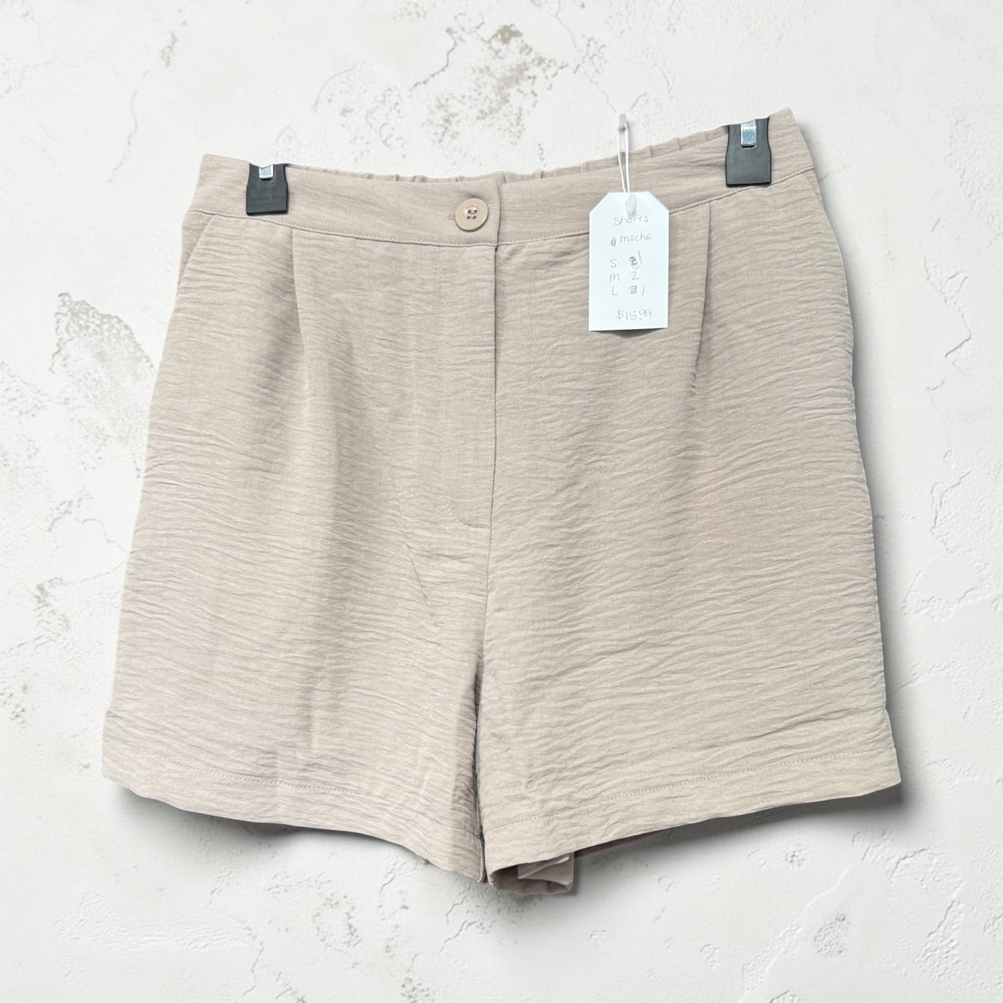 Zenana Shorts Mocha