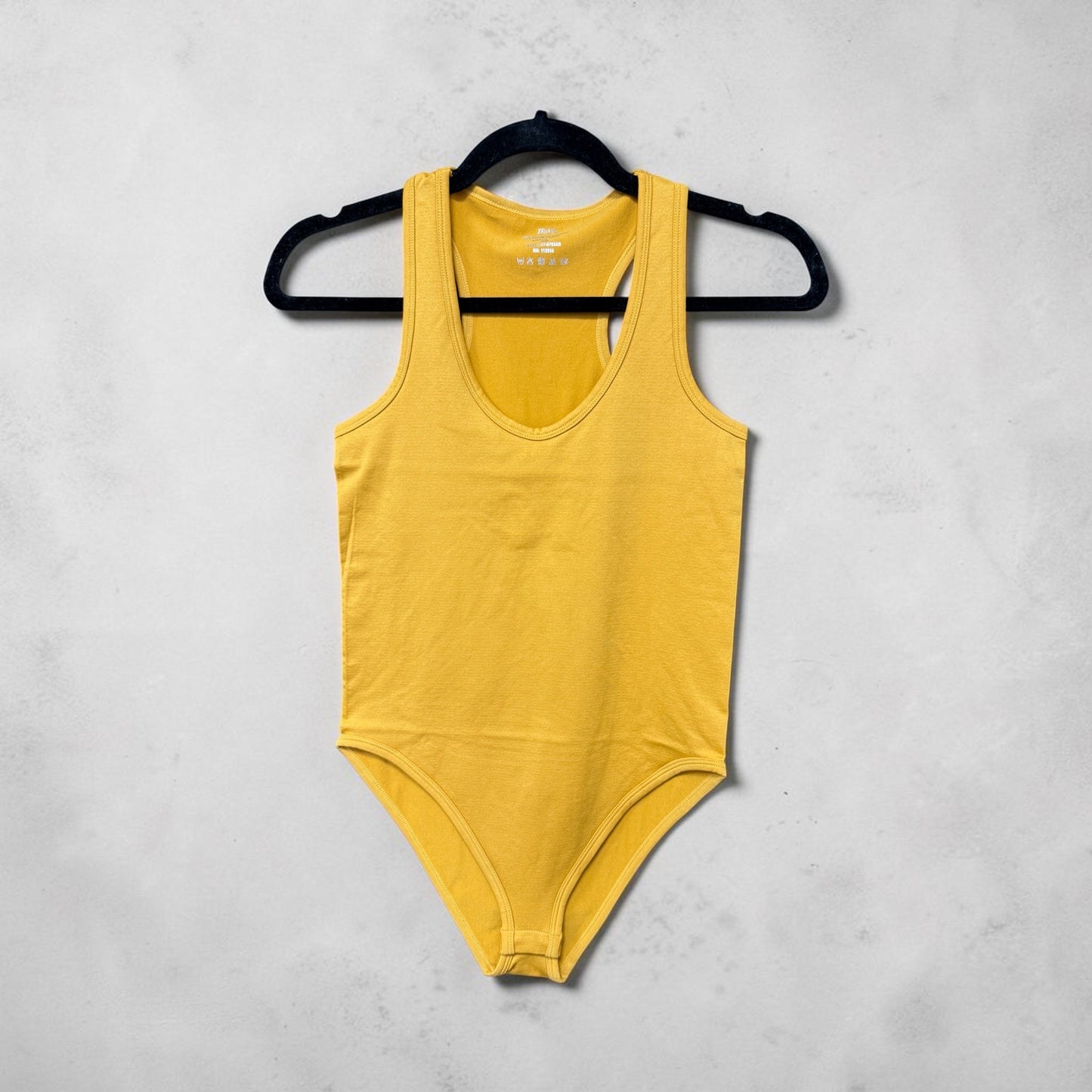 Zenana Body Suit Mustard