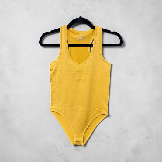 Zenana Body Suit Mustard