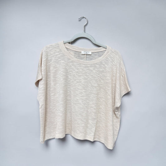 Zenana CREAM Shirt Crop