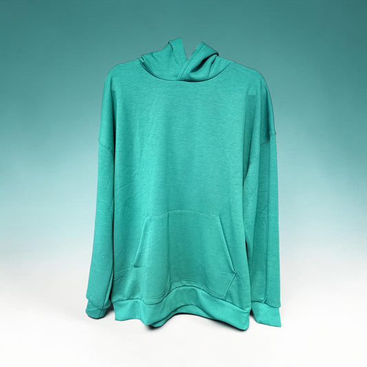 Zenana Hoodie. Green
