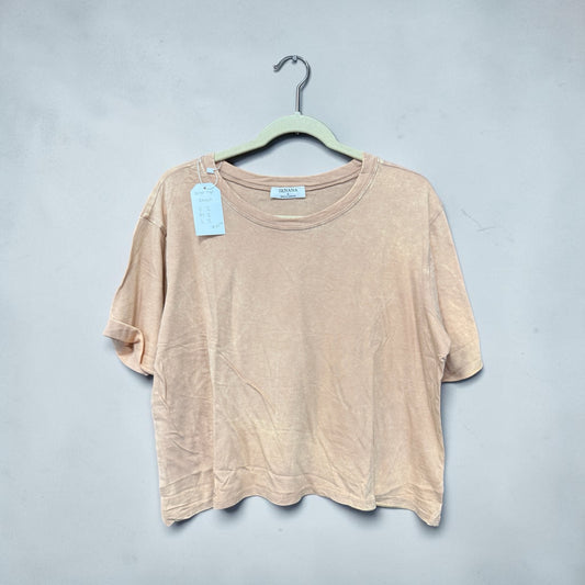 Zenana Sand Shirt Crop