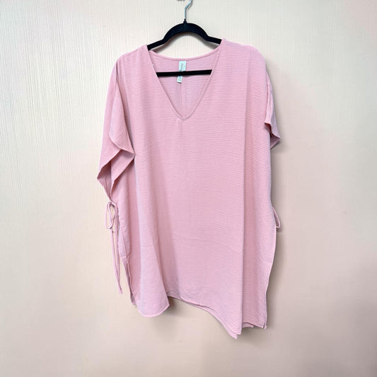 Zenana Poncho Peach