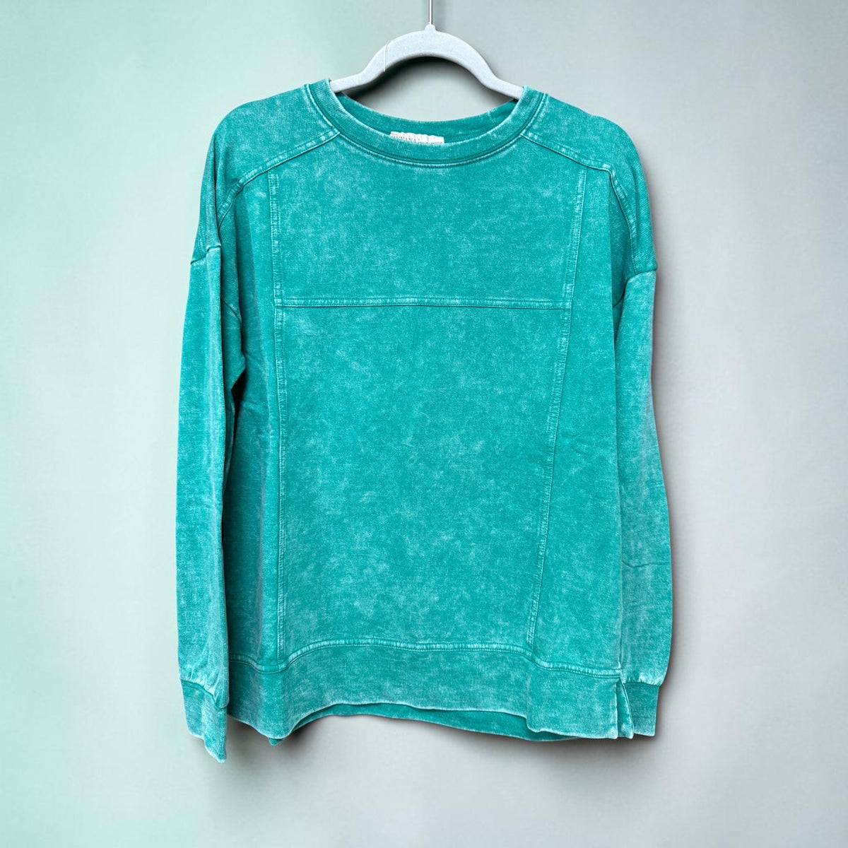 Zenana Crewneck Sweatshirt Green