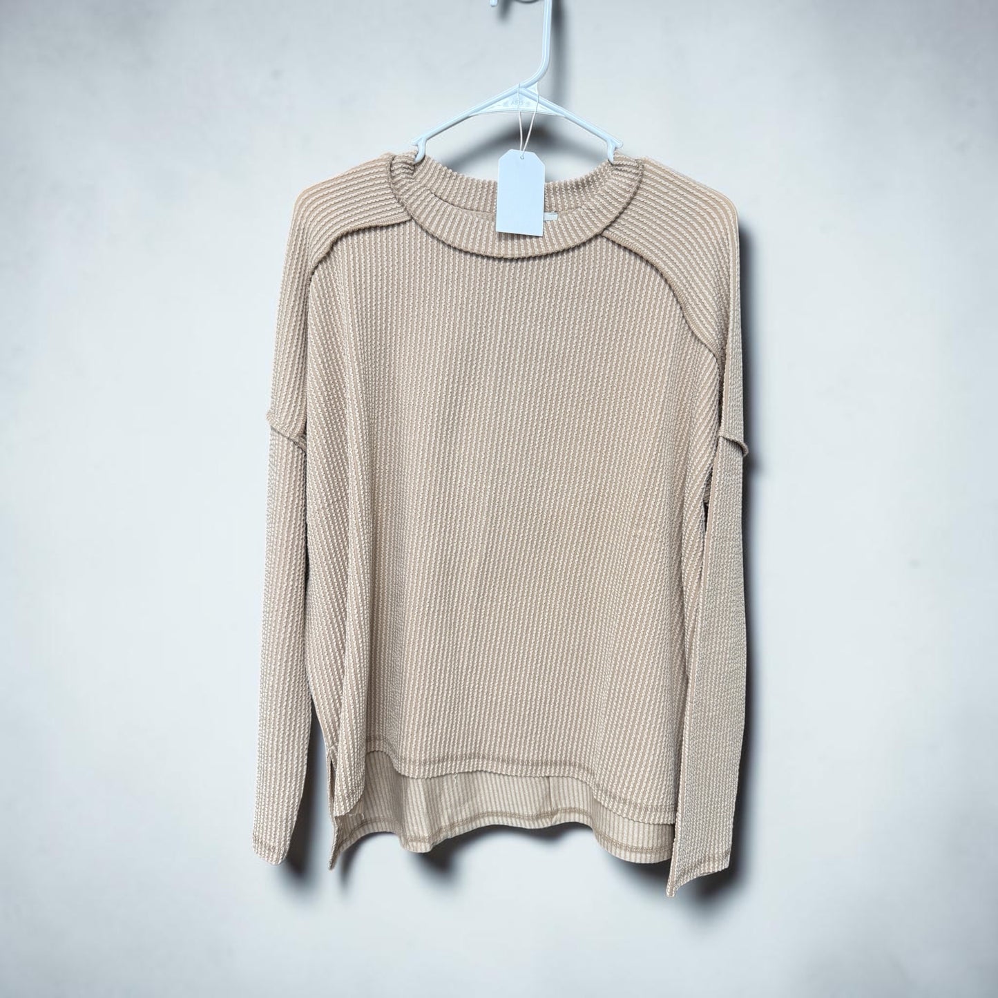 Zenana Crewneck Sweatshirt Mocha
