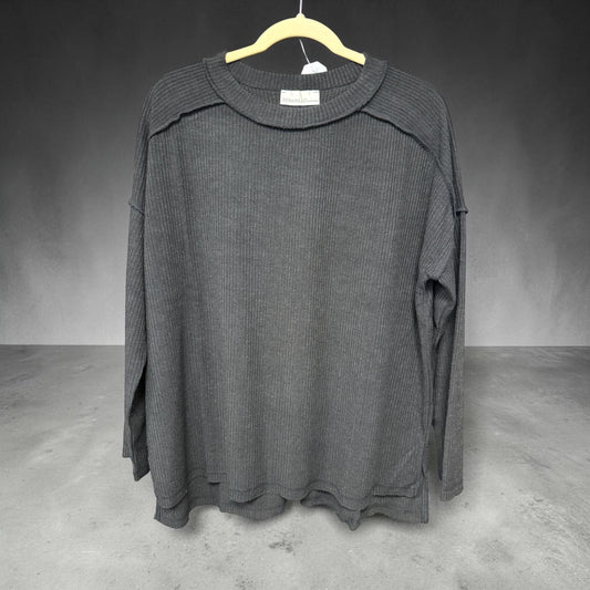 Zenana Crewneck Sweatshirt Black