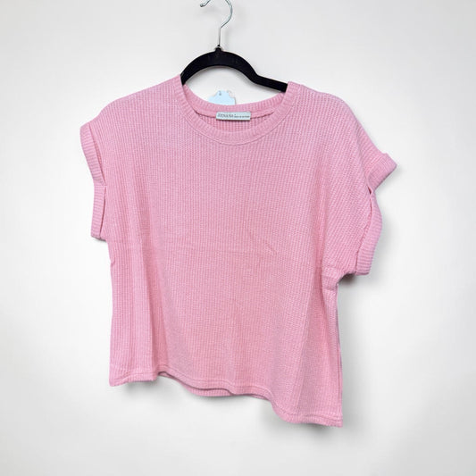 Zenana Sweater Set Pink