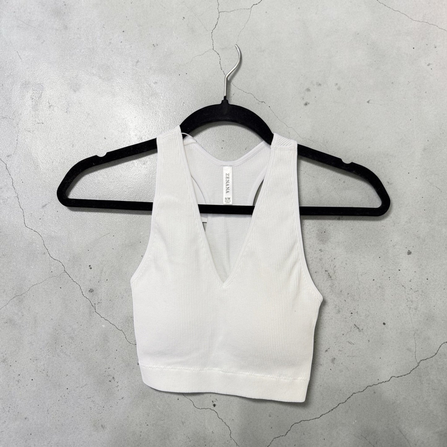 Zenana Bra white