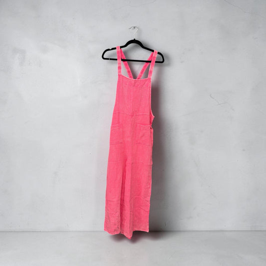 Zenana Denim Overall Pink