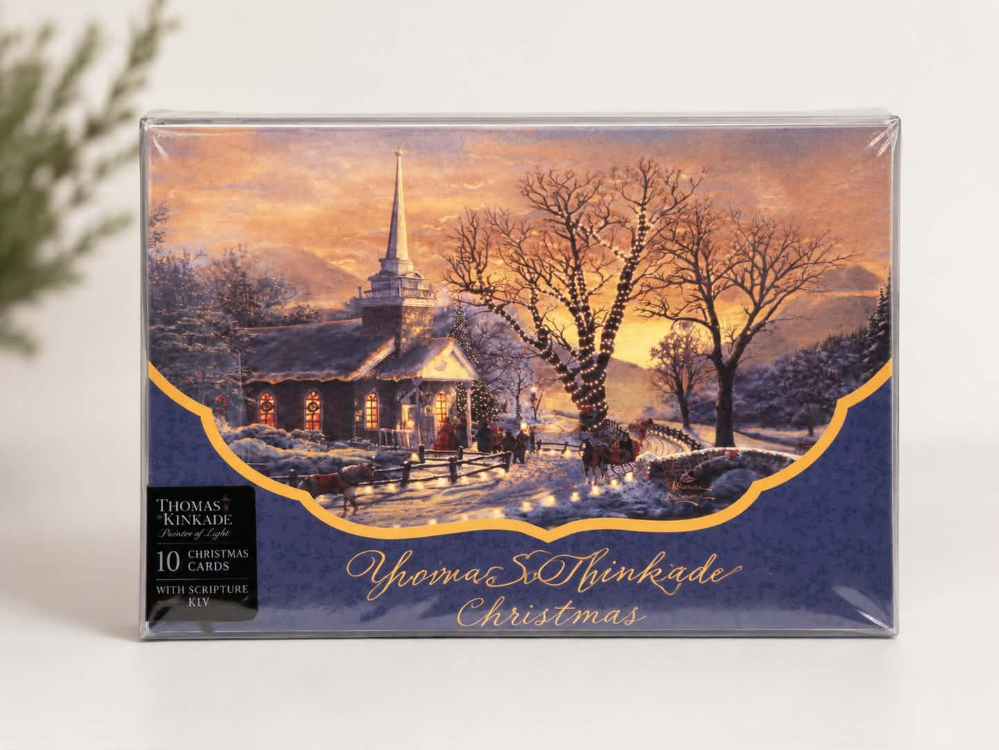 Thomas Kinkade Christmas Card