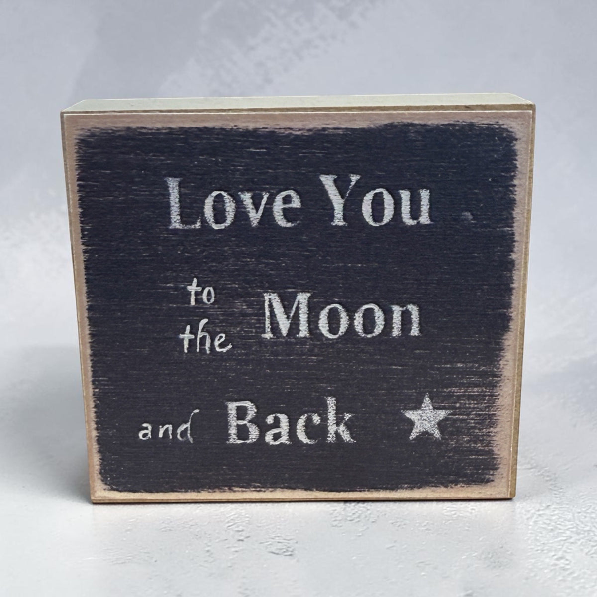 3"x3" Block-Moon and Back