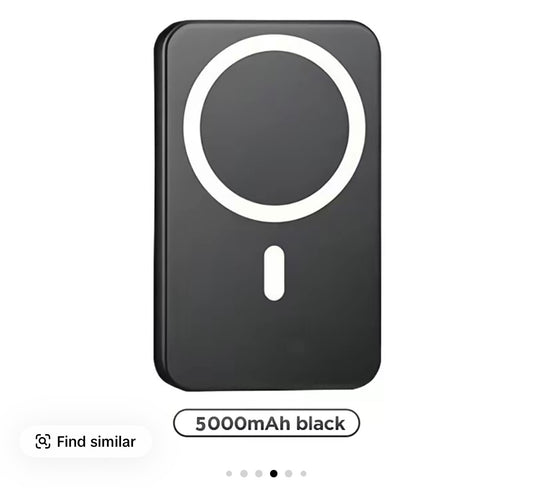 5000mAH Magnetic Power Bank MagSafe Fast Charger for iPhone 12-17