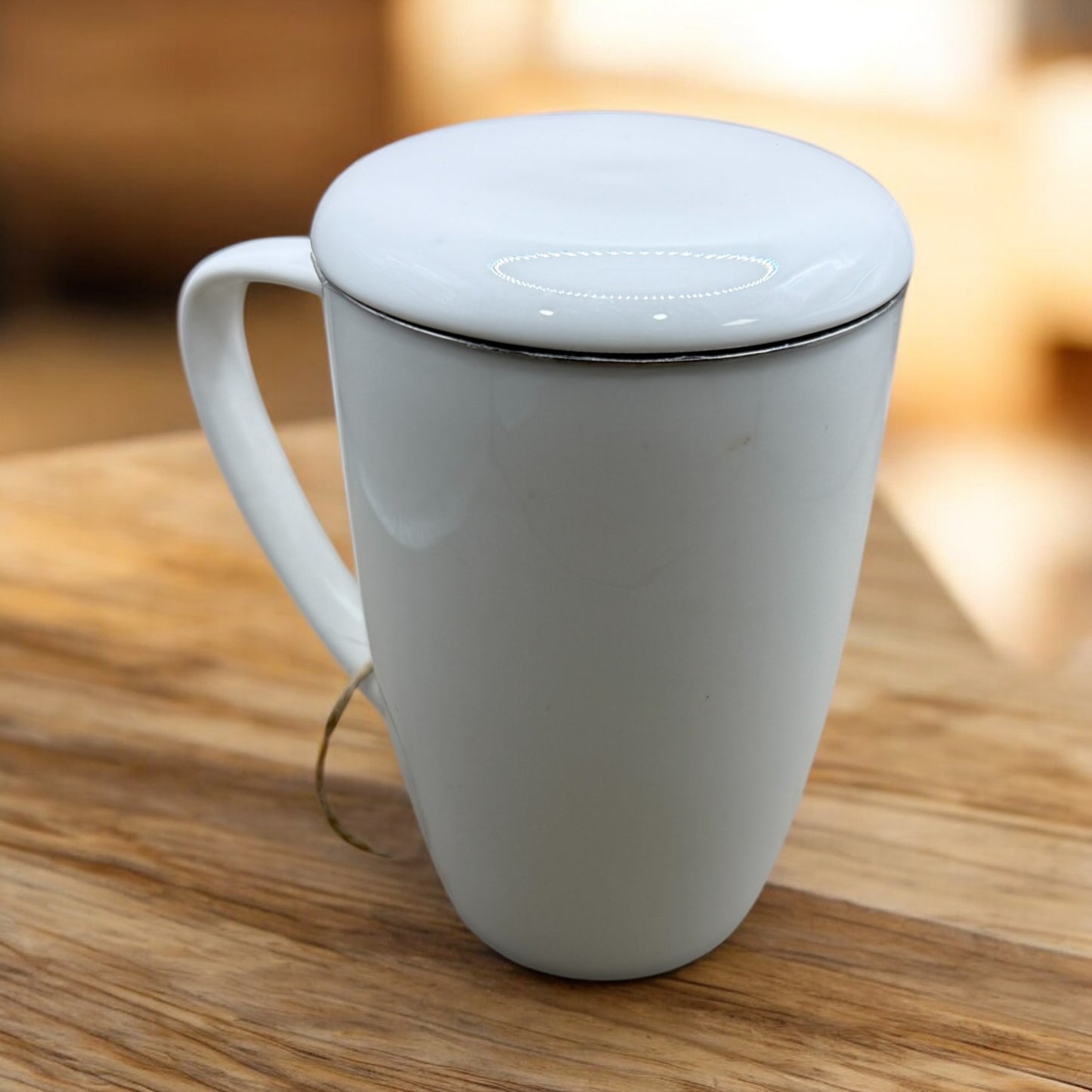 Lovecasa Porcelain Tea Mug with Infuser-16 oz