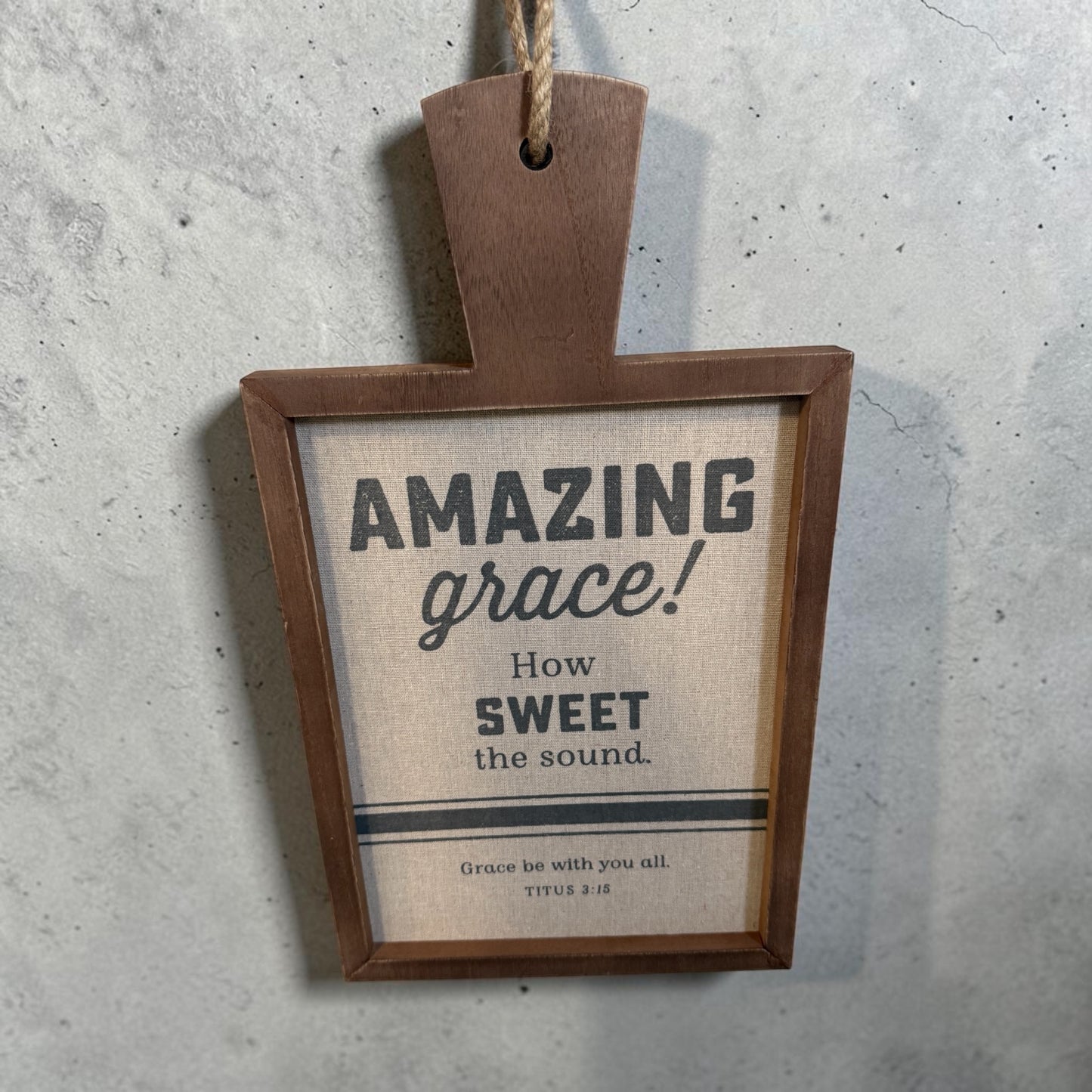 Amazing Grace Wall Hanger