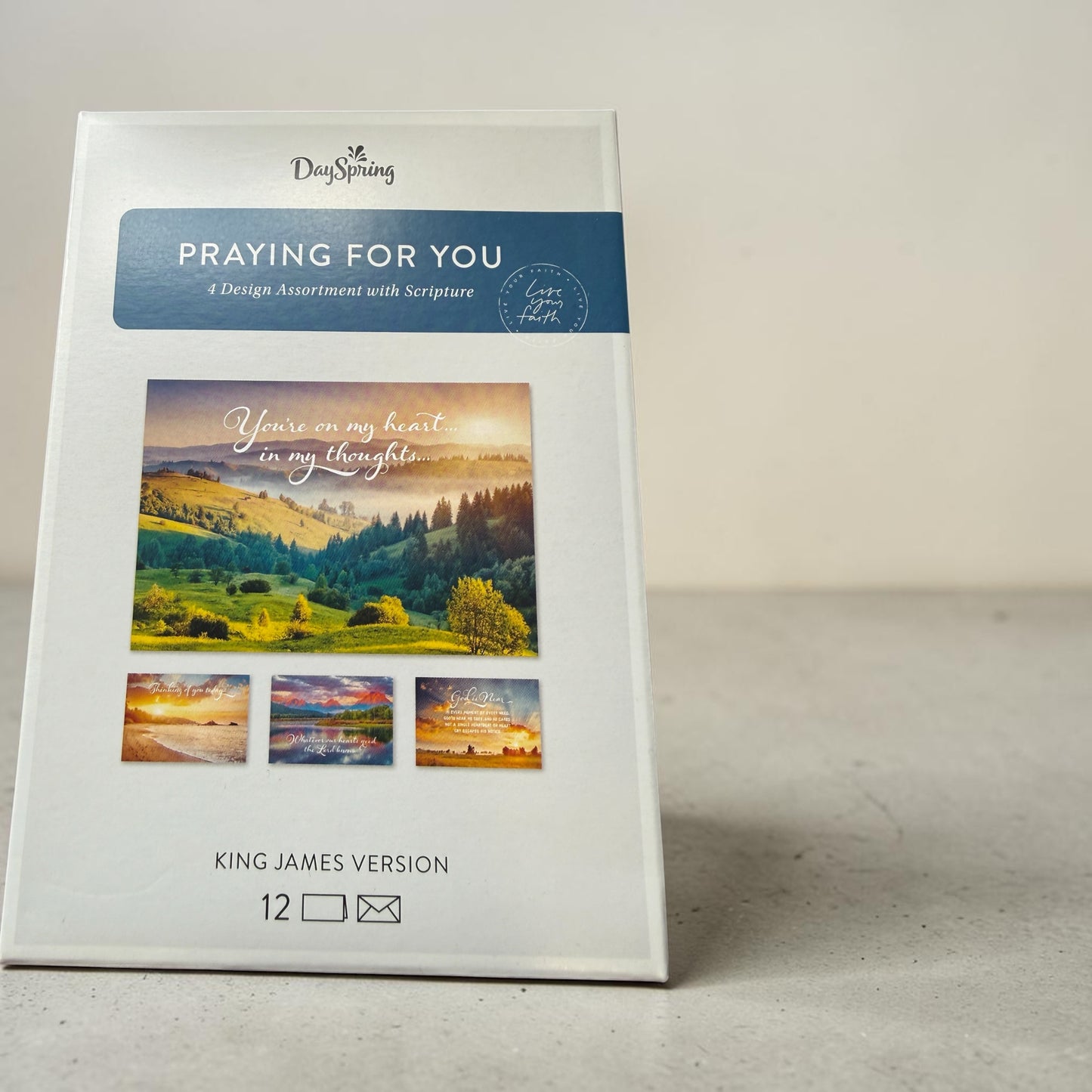 Box Card Set of 12 cards