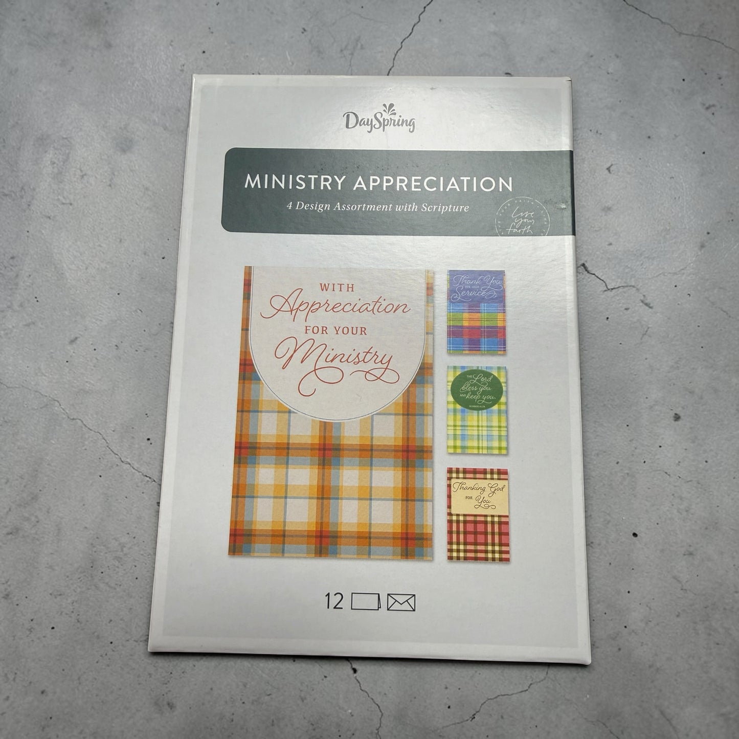Box Card Set of 12 cards