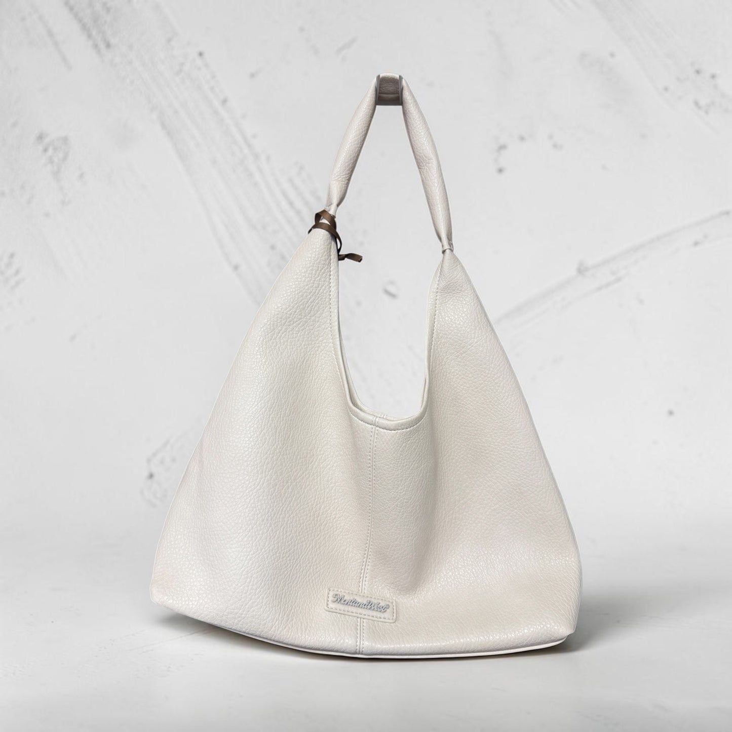 Montana West Cream Slouch Purse