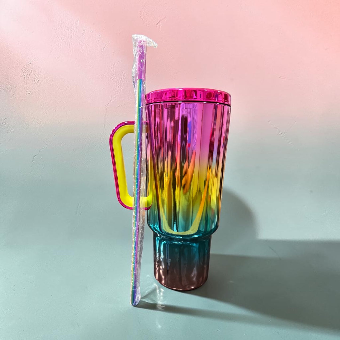 40 oz Meoky UV Rainbow Tumbler