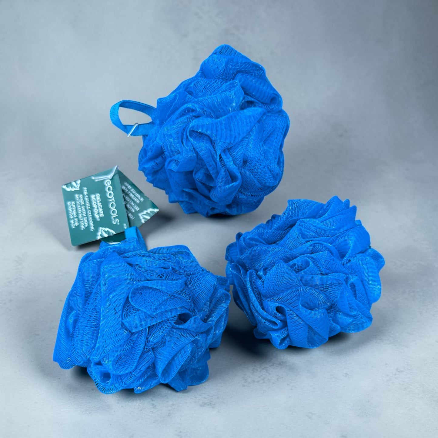 Blue Shower Puff