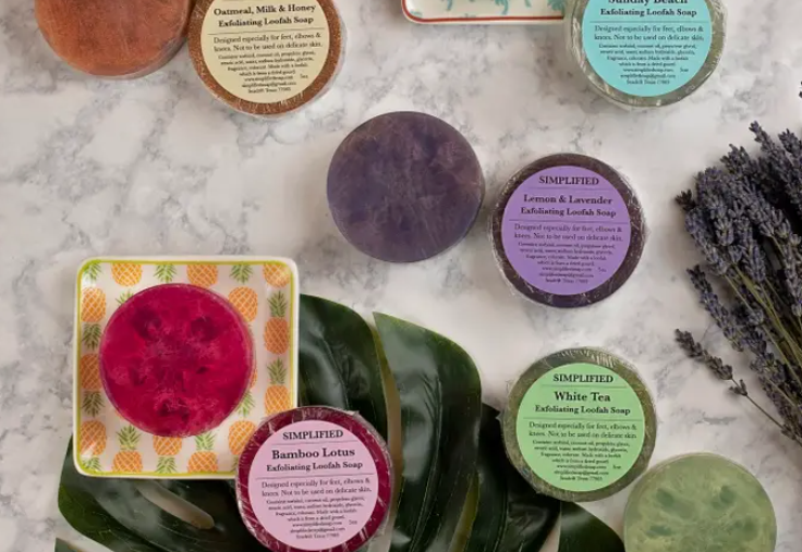 Simplified-Loofah Soap-Sunday Beach