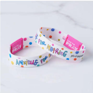 Tap To Pray™ - Kingfolk Series Wristband - Anxious For Nothing
