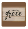 3"x5" Block-Amazing Grace