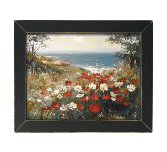 HMK810L Floral Beach: Black Picture