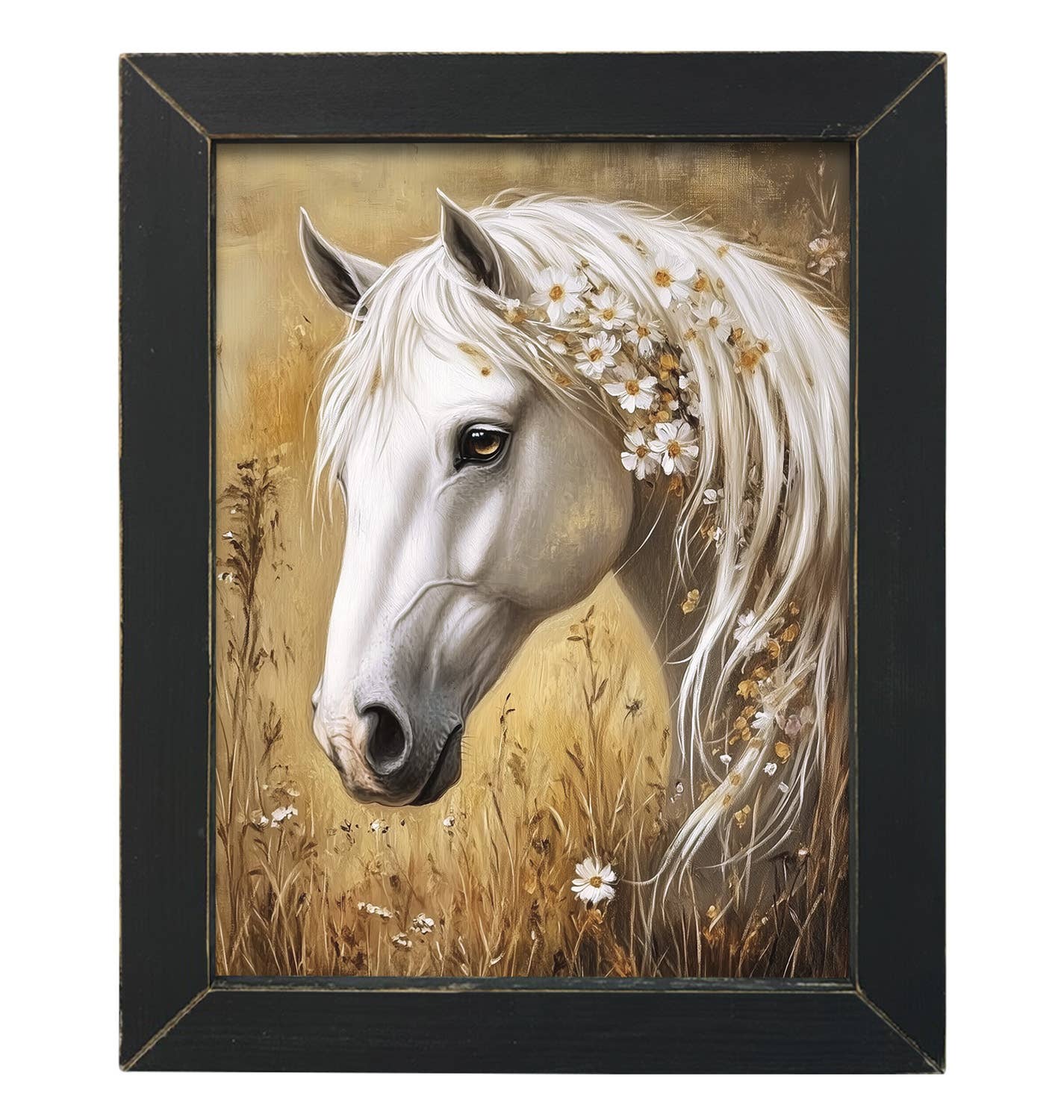 HMK725L Wildflower Horse Beauty: Black