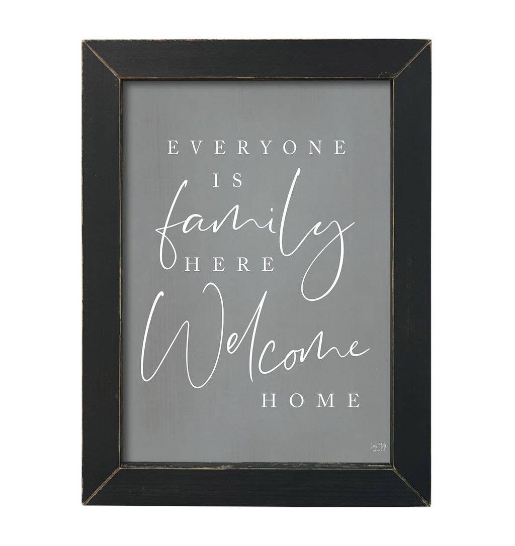 LUX187A Everyone Is Family: Black