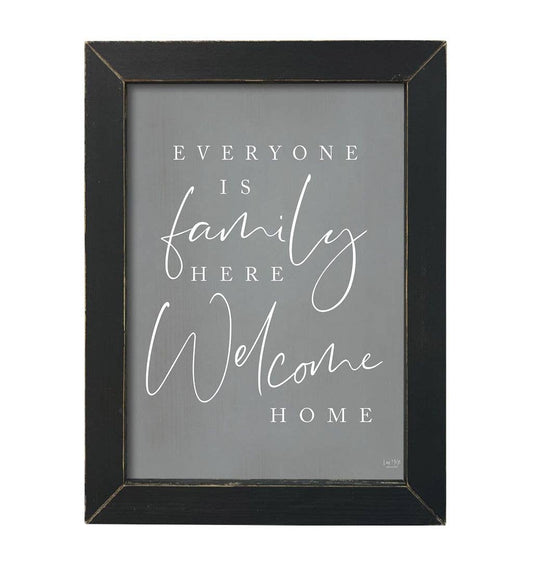 LUX187A Everyone Is Family: Black Picture